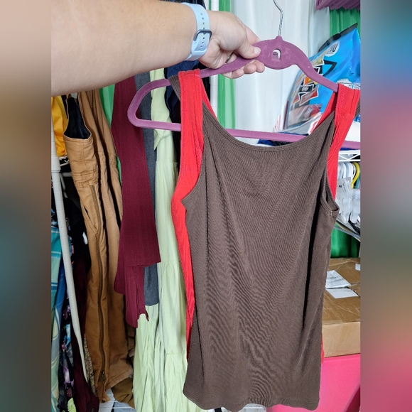 2 medium tank tops St John's Bay - Picture 1 of 3